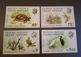 BIOT British Indian Ocean Territory MNH 1971 - Fauna protejata flora