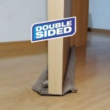 Protecție Anti Curent Dublă Ușă, Taupe, 79 cm, Oem