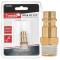 Conector rapid din alama tip tata, filet exterior 1 / 4&quot;, Tvardy T00281