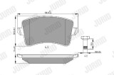 JURID 573259J set placute frana,frana disc