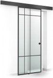 Usa glisanta Boss &reg; Black, model Event negru, 90x215 cm, sticla 8 mm mata securizata, culisanta in ambele directii