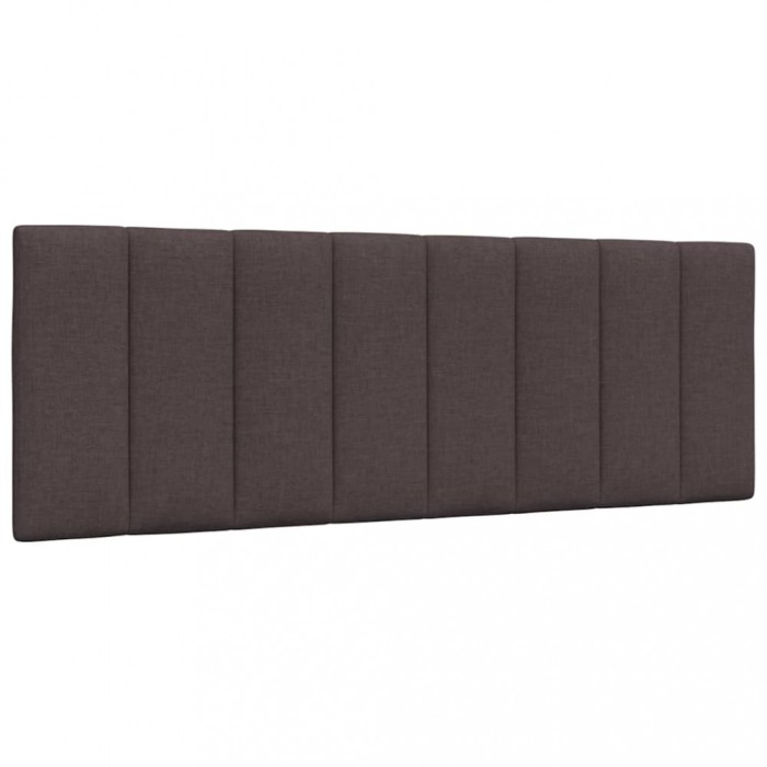 vidaXL Pernă pentru tăblie de pat maro &icirc;nchis, 140 cm, material textil 4019166