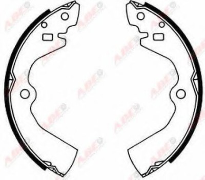 Set saboti frana NISSAN PRIMERA Break (WP11) (1996 - 2002) ABE C01034ABE foto