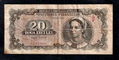 Bancnota 20 lei RPR -VF