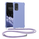 Husa pentru OnePlus Nord 2 5G, Silicon, Mov, 56783.108, kwmobile, Textil, Carcasa