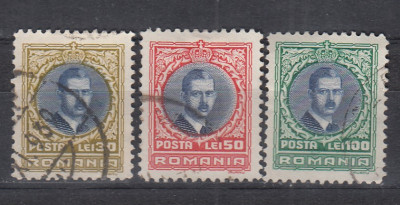 ROMANIA 1930 LP 88 CAROL II - LONDRA SERIE STAMPILATA foto