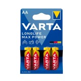 Set de 4 baterii Varta Max Power AA / LR6 4706 (Max Tech)