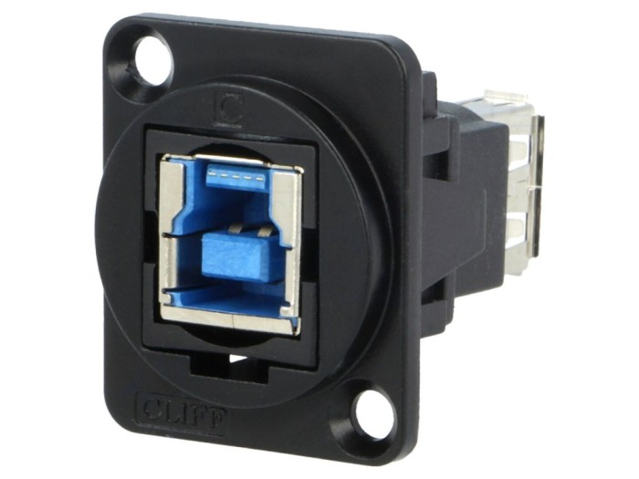 Conector adaptor USB 3.0 metal