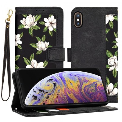 Husa pentru Apple iPhone XS Max, Techsuit, FlipCraft, Neagra foto