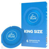 Prezervative profesionale, Love Match KING SIZE XXL, dimensiune 60 mm, 6 buc