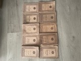 Lot 10 cărți vechi germane - Colecția Reclam Universal-Bibliothek (Goethe, Schiller, Poe, Ibsen)