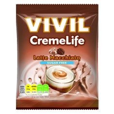 Bomboane cremoase Vivil Creme Life Latte Macchiato fara zahar - 60 g