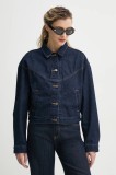 Levi&#039;s geaca SHRUNKEN 90S TRCKR WSTRN culoarea albastru marin, de tranzitie, 001WO