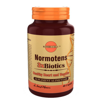 Supliment Alimentar Normotens 3xBiotics 40 capsule Medica foto