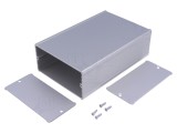 Carcasa Cu Panou Aluminiu Gri FISCHER ELEKTRONIK Seria TUF Dimensiuni 105x160x52mm
