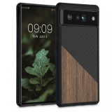 Husa pentru Google Pixel 6 Pro, Lemn, Maro, 56619.01, kwmobile, Carcasa