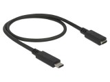 Cablu USB C 0,5m, 10Gbps, 60W, HDCP, HDR - DELOCK