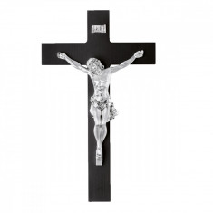 Cruce si Crucifix Argint 22x37cm Argintiu COD: 3192