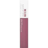 Ruj de buze rezistent la transfer, Maybelline, Superstay Matte Ink, 180 Revolutionary, 5 ml