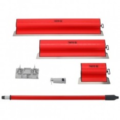 Set 3 gletiere finisaj, 250,600,800 mm cu maner telescopic