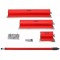 Set 3 gletiere finisaj, 250,600,800 mm cu maner telescopic