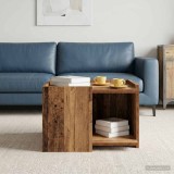 vidaXL Masă de cafea Lemn vechi 50,5 x 50 x 33 cm Lemn prelucrat 8001008