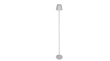 Lampadar control tactil fier gri 16 x 123 cm