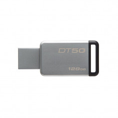 Flash Drive USB 3.1 DataTraveler 50 Kingston, metal, 128 GB foto