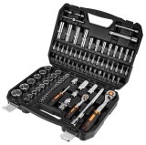Cumpara ieftin Set chei tubulare 1 4 , 1 2 , 86 de piese NEO TOOLS , 25 ani GARANTIE