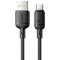 CABLU alimentare si date Baseus Silky, Fast Charging Data Cable pt. smartphone, USB la USB Type-C 100W, 2m, negru &quot;P10377703113-01&quot; (timbru verde 0.08
