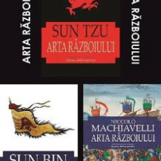 Pachet 3 volume: Arta razboiului. Sun Tzu + Sun Bin + Niccolo Machiavelli