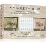 Cumpara ieftin Nails Inc. My Golden Hour set de lacuri de unghii