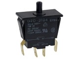 Comutator OMRON D2D-3104 pentru ușă 2 DPST-NO 16A 250VAC negru