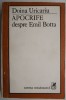 Apocrife despre Emil Botta - Doina Uricariu - Studii literare, Critica literara