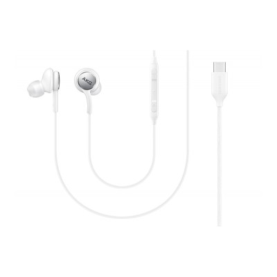 Handsfree Casti In-Ear Samsung Gakaxy S10 / S10 Plus / S10e, EO-IC100, Cu microfon, USB Type-C, Alb foto