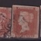182-ANGLIA-Marea Britanie1841-1844=1d red-braun,8 timbre stampila cruce de Malta