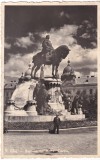 Cluj. Statuia lui Matei Corvin (circulata 1939)