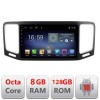 Navigatie VW Sharan 2011-2020 F-sharan Octa Core cu Android Radio Bluetooth Internet GPS WIFI DSP 8+128GB 4G CarStore Technology