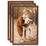 Cumpara ieftin Rame foto colaj pentru masă 3 buc. maro 21x29,7 cm MDF