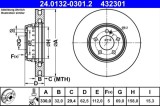 Disc frana ATE 24.0132-0301.2