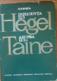 Influenta lui Hegel asupra lui Taine - D.D. Rosca