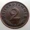2.918 GERMANIA 2 REICHSPFENNIG 1939 D