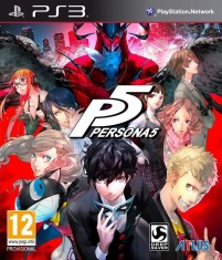 Joc PS3 P5 PERSONA 5 aproape nou- PlayStation 3 de colectie retro