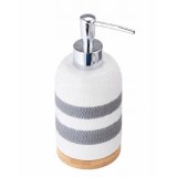 Dozator manual de sapun lichid, multicolor, alb, gri, maro, Sepio