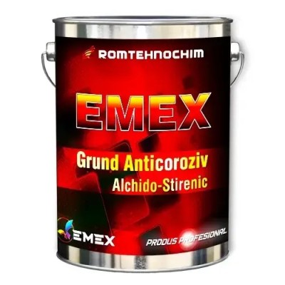 Grund Anticoroziv Alchido-Stirenic &amp;ldquo;Emex&amp;rdquo; - Galben - Bid. 25 Kg foto