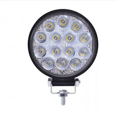 Proiector LED auto Offroad 14 led 42W rotund