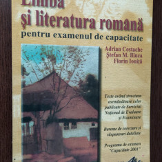 LIMBA SI LITERATURA ROMANA PENTRU EXAMENUL DE CAPACITATE COSTACHE ILINCA