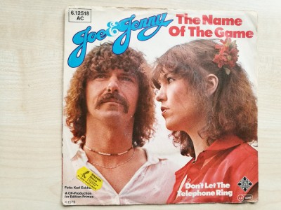 Joe &amp;amp; Jenny &amp;ndash; The Name of the Game (Telefunken 6.12518 AC)(Germania, 1979) foto