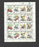 MARSHALL ISLANDS 2002 MASINI DE EPOCA AUTOTURISME, Nestampilat