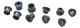 Cumpara ieftin Set suruburi foi angrenaj duble 5 brate din aluminiu, negru